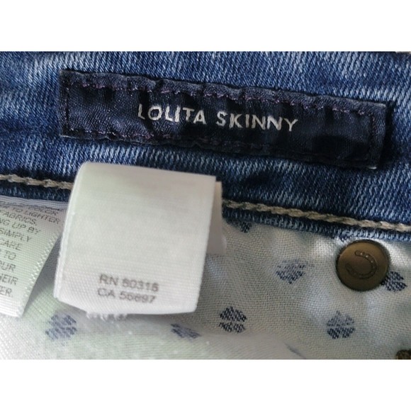 Lucky Brand Jeans Womens Lolita Skinny 2 / 26 Raw Hem Ankle Low Rise Medium Wash - Picture 8 of 16